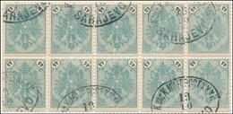 O 1901/1905 45H Tízes Tömb - Andere & Zonder Classificatie