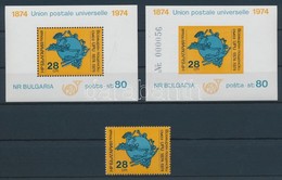 ** 1974 100 éves Az UPU Mi 2364 + Fogazott és Vágott Blokkok Mi 52A + 52B - Altri & Non Classificati