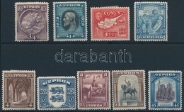 * 1928 50 éves A Brit Fennhatóság Sor Záróérték Nélkül Mi 108-116 - Altri & Non Classificati