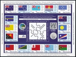** 2012 Csendes-óceáni Szigetek Konferenciája, Zászlók, 14 értékes + 16 értékes Kisív - Andere & Zonder Classificatie