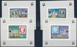 ** 1979 Rowland Hill: Hajók, Bélyeg A Bélyegen Vágott Blokksor Mi 872-875 - Andere & Zonder Classificatie