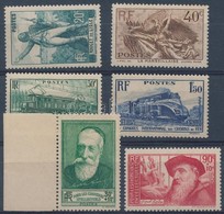 ** 1936-1937 Mi 319-320 + 345-346 + 351-352 (Mi EUR 39,-) - Andere & Zonder Classificatie