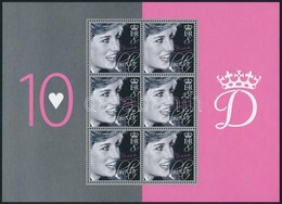 ** 2007 Diana Hercegnő Halálának 10. évfordulója Kisívsor Mi 1202-1205 - Sonstige & Ohne Zuordnung