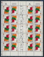 ** 1991 Üdvözlő Bélyegek 20 Bélyeget Tartalmazó ívközéprészes Füzetív Mi 1184 - Andere & Zonder Classificatie