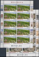 ** 2012 Europa CEPT Látogasson Moldáviába Mi 793-794 Kisívpár - Sonstige & Ohne Zuordnung