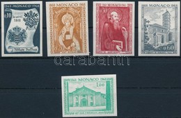 ** 1968 Apátság Vágott Színpróba Sor Mi 891-895 - Altri & Non Classificati