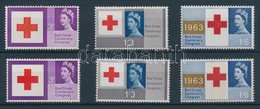 ** 1963 Vöröskereszt Mi 362-364 Foszforos és Foszfor Nélküli Sor - Other & Unclassified