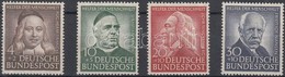 ** 1953 Az Emberiség Jótevői Sor Mi 173-176 - Altri & Non Classificati