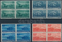 ** 1948 Repülés és Hajózás Sor Négyestömbökben Mi 1145-1152 - Other & Unclassified