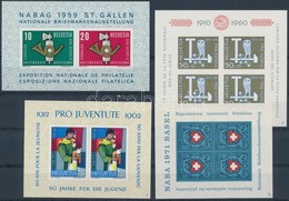 ** 1959-1971 4 Db Klf Blokk Mi 16, 17, 18, 21 (Mi EUR 60,50) - Andere & Zonder Classificatie