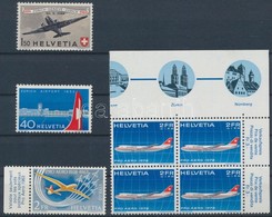 ** 1944-1972 Mi 438, 585, 780 + ívsarki 4-es Tömbben Mi 968 (Mi EUR 41,20) - Sonstige & Ohne Zuordnung