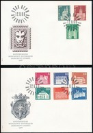 1968 Épületek 2 Db FDC - Andere & Zonder Classificatie