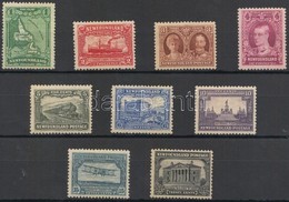 * 1929-1931 Forgalmi Bélyeg Sor/ Definitive Stamp Set Mi 145-153 - Andere & Zonder Classificatie