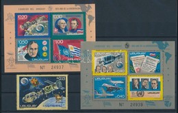 ** 1975 Uruguay Függetlenségének 150. évfordulója Mi 1356 + Négyesblokk Mi 26 + Mi 27 - Other & Unclassified