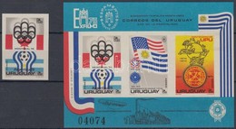 ** 1975 Bélyegkiállítás: Olimpia Vágott Mi 1369 + Vágott Blokk Mi 28 - Altri & Non Classificati