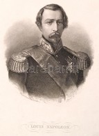 Louis Napoleon Acélmetszetű Portré / Engraving  11x16 Cm - Prenten & Gravure