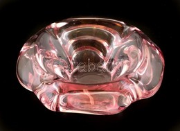 Öntött üveg Hamutartó  D:14 Cm - Glas & Kristal