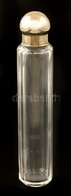 Fémkupakos üveg Vaníliarúd-tartó, Kis Kopásokkal, M: 17,5 Cm - Glas & Kristall