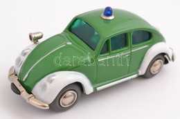 Schuco Micro Racer VW Bogár Játék Rendőrautó, Saját Dobozában, Leírással, Kulccsal, Jó állapotban, H: 10 Cm - Other & Unclassified