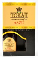 2001 3 Puttonyos Tokaji Aszú, Tolcsva, Tokaj Kereskedőház Zrt., Bontatlan Palack, 0.5 L., üvegpohárral (m:16 Cm), Díszdo - Altri & Non Classificati