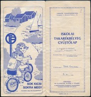 1988 Iskolai Takarékbélyeg Gyűjtőlap Bélyegekkel - Ohne Zuordnung