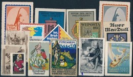 1910-1950 15 Db Ritka Német Levélzáró Bélyeg , Kiállítások és Események - Unclassified