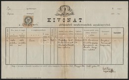 1870-1886 1 Db Mosoni + 2 Db Soproni Egyházi Irat, Okmánybélyegekkel - Zonder Classificatie