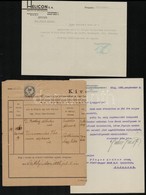 Cca 1886-1957 15 Db Vegyes Erdélyi Irat - Unclassified