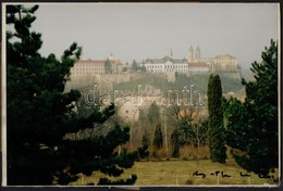 Konkoly-Thege György (?- ): Veszprémi Vár, Fotó, Jelzett, 20,5×31 Cm - Sonstige & Ohne Zuordnung