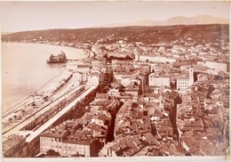 Cca 1900 Nizza, és A Cote D'Azur 12 Db Nagyméretű Fotó / 12 Photos 28x22 Cm - Autres & Non Classés