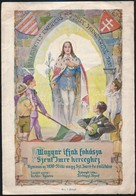 1931 Magyar Ifjak Fohásza Szent Imre Herceghez, Kotta, Színes Fedlappal, 4p - Advertising