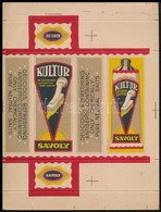 Cca 1920 Kultur Savoy Fogkrém Hajtatlan Doboz. Hambureg & Birkholz Rt. Gyártmánya - Advertising