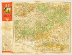 1929 A Mecsek-hegység, Kirándulók Térképe 20/a, Kiadja: Magyar Királyi Állami Térképészet, Nagyon Szép állapotban 48×55  - Sonstige & Ohne Zuordnung