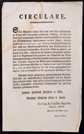 1793 Német Nyelvű Nyomtatott Körlevél Az Ezüstbányák Használatáról - Ohne Zuordnung