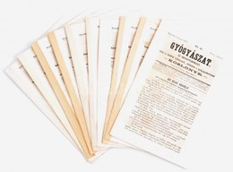 1867 A Gyógyászat C. Folyóirat 11 Db Száma. Jó állapotban - Zonder Classificatie