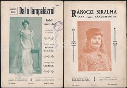 Cca 1900 6 Db Kabarédal Kotta (Dal A Lámpalázról, Mert Gyönge ám A Női Szív, Rákóczi Siralma, Stb.) - Unclassified