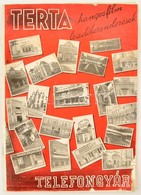 Cca 1930 Terta Telefongyár Hangosfilm Leadó Berendezések Képes Katalógusa. 20p. ázás Nyomokkal - Ohne Zuordnung