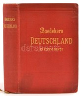 Karl Baedeker: Deutschland In Einem Bande. Leipzig, 1913, Karl Baedeker. Német Nyelven. Kiadói Aranyozott Egészvászon So - Non Classificati