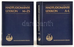 Hadtudományi Lexikon I-II. Szerk.: Szabó József. Bp., 1995, Magyar Hadtudományi Társaság. Kiadói Aranyozott Műbőr Kötés. - Non Classés