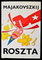 Vlagyimir Majakovszkij: Roszta. Drezda, 1977. Egászvászon Kötésben, Illusztrált Papír Védőborítóval - Ohne Zuordnung