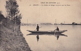94  / ABLON / CRUE DE JANVIER 1910 / LE CHEMIN DE HALAGE RECOUVERT / - Ablon Sur Seine