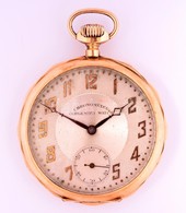 Chronometre Corgemont 14K Arany Zsebóra. Szép Számlappal, Működő Szerkezettel D:4,7 Cm, Bruttó: 71 G - Sonstige & Ohne Zuordnung