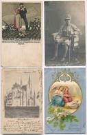 ** * 17 Db RÉGI Főleg Motívumlap Vegyes Minőségben / 17 Pre-1945 Mostly Motive Postcards In Mixed Quality - Non Classificati