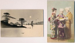 ** 8 Db RÉGI Használatlan Japán Képeslap / 8 Pre-1945 Unused Japanese Postcards - Zonder Classificatie