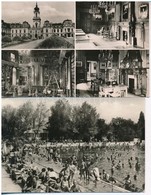 ** * Kb. 45 Db MODERN Magyar Városképes Lap 1950-60-ból / Cca. 45 Modern Hungarian Town-view Postcards From 1950-60 - Sin Clasificación