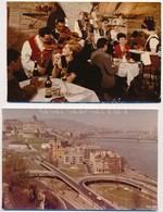 ** 7 Db MODERN Magyar Városképes Lap: Budapest, Tatabánya, Magyaregregy, Siklós / 7 Modern Hungarian Town-view Postcards - Unclassified