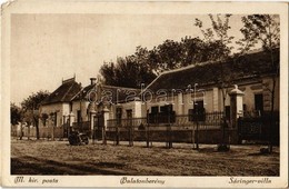 ** T3 Balatonberény, M. Kir. Posta, Sáringer Villa (kis Sarokhiány / Small Corner Shortage) - Unclassified
