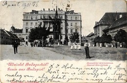 T4 1901 Budapest I. Szent György Tér, Honvédelmi Minisztérium (lyuk / Hole) - Unclassified
