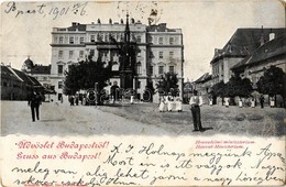 T4 1901 Budapest I. Szent György Tér, Honvédelmi Minisztérium (lyuk / Hole) - Ohne Zuordnung