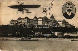 T2/T3 1910 Budapest I. Bleriot Repülőgépe A Királyi Várnál - Unclassified